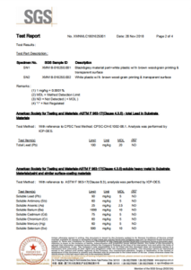 DampedAcoustic Flooring certificate